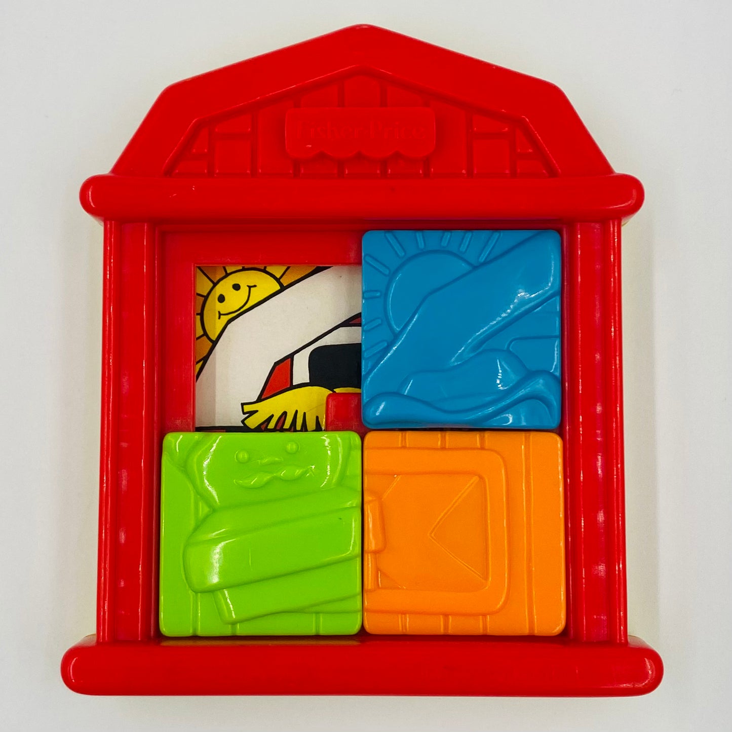 Fisher-Price Under 3 Little People Barn Picture Reveal Puzzle McDonald's Happy Meal toy (1996) loose