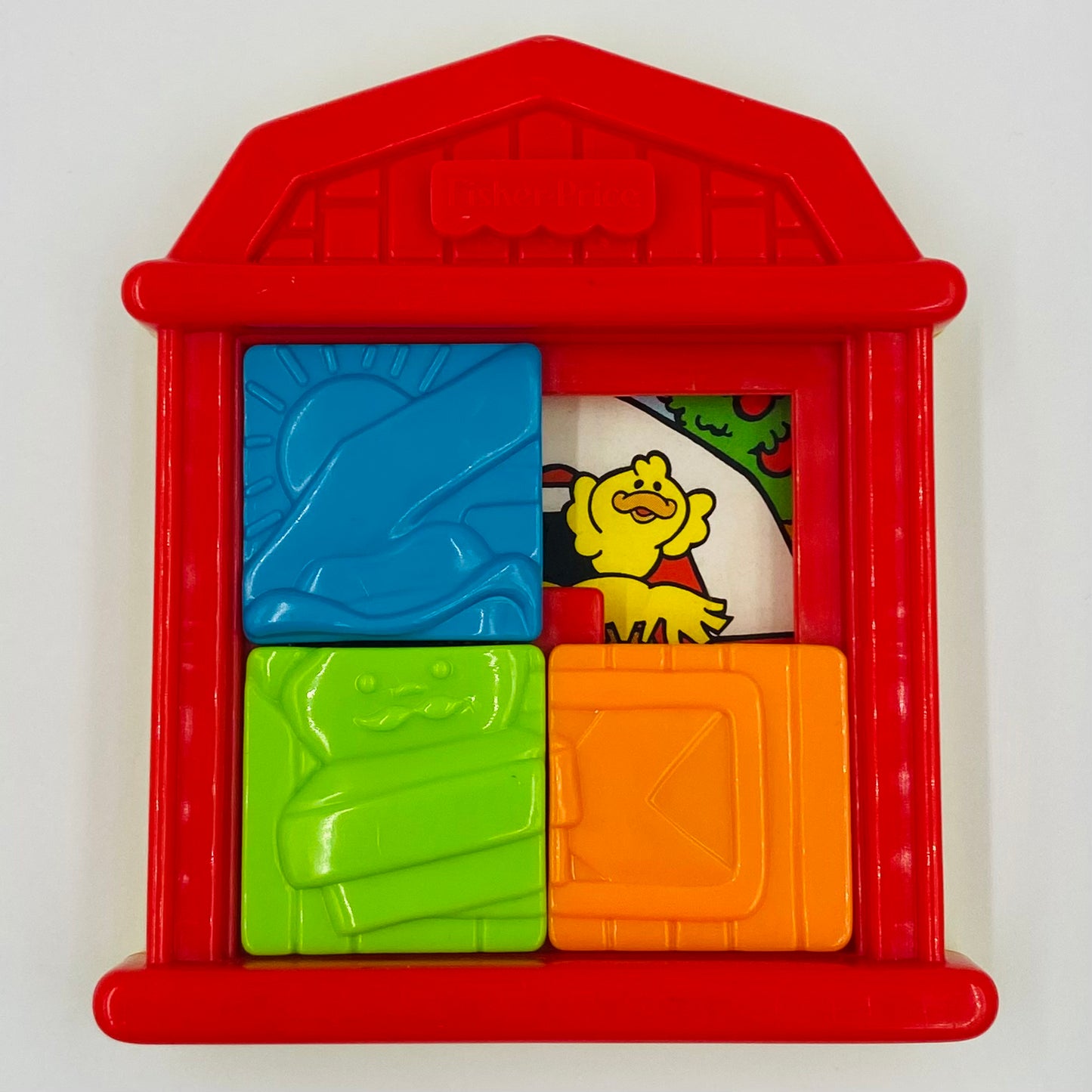 Fisher-Price Under 3 Little People Barn Picture Reveal Puzzle McDonald's Happy Meal toy (1996) loose