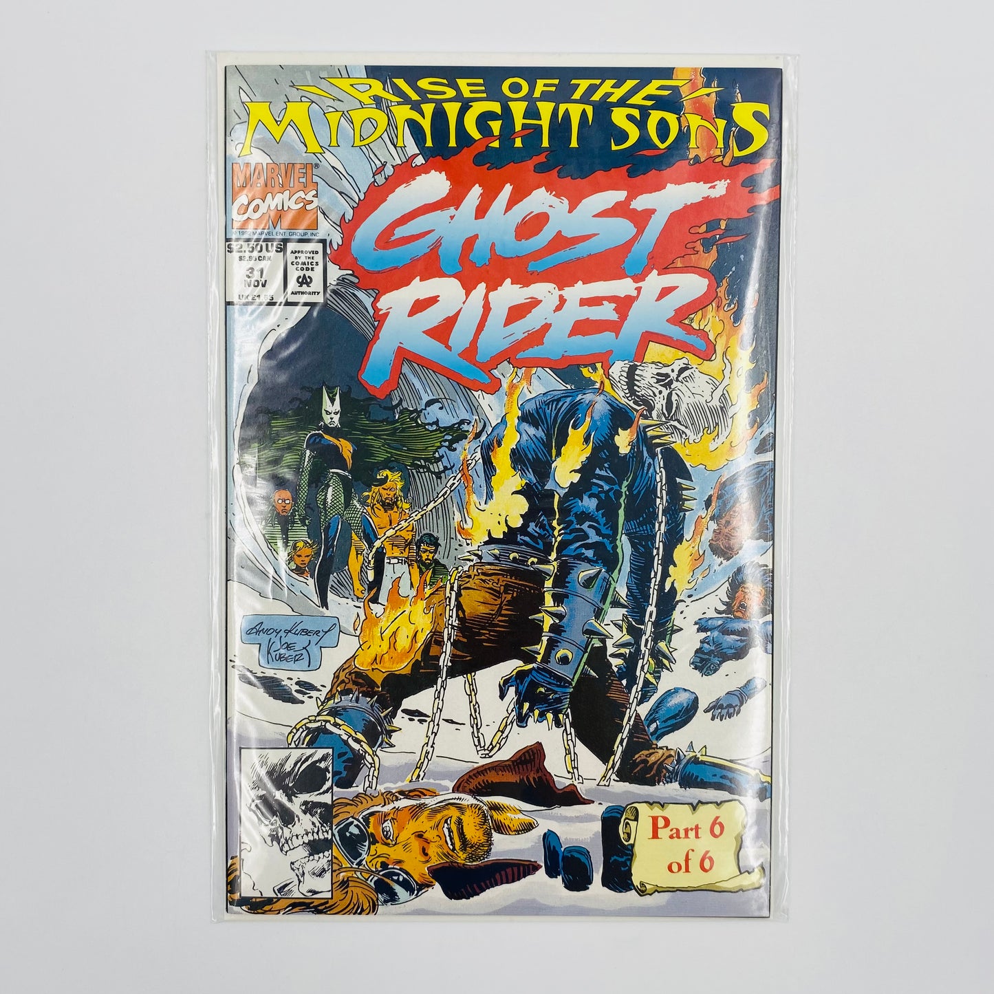 Ghost Rider #31 Rise of the Midnight Sons part 6 of 6 (1992) Marvel