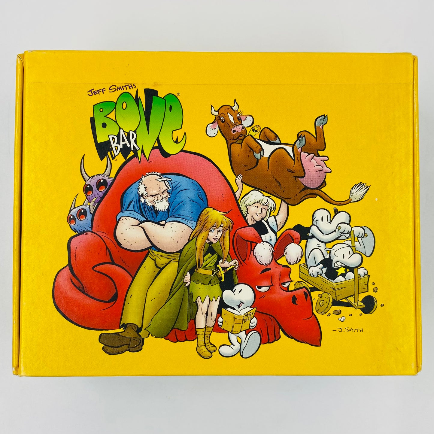 Jeff Smith’s Bone Bar candy bar box with empty wrappers (1998) Kitchen Sink Press