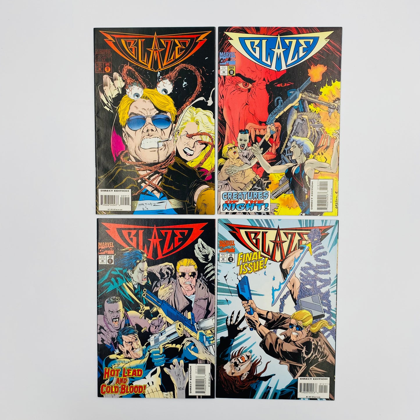 Blaze #1-12 (1994-1995) Marvel Midnight Sons