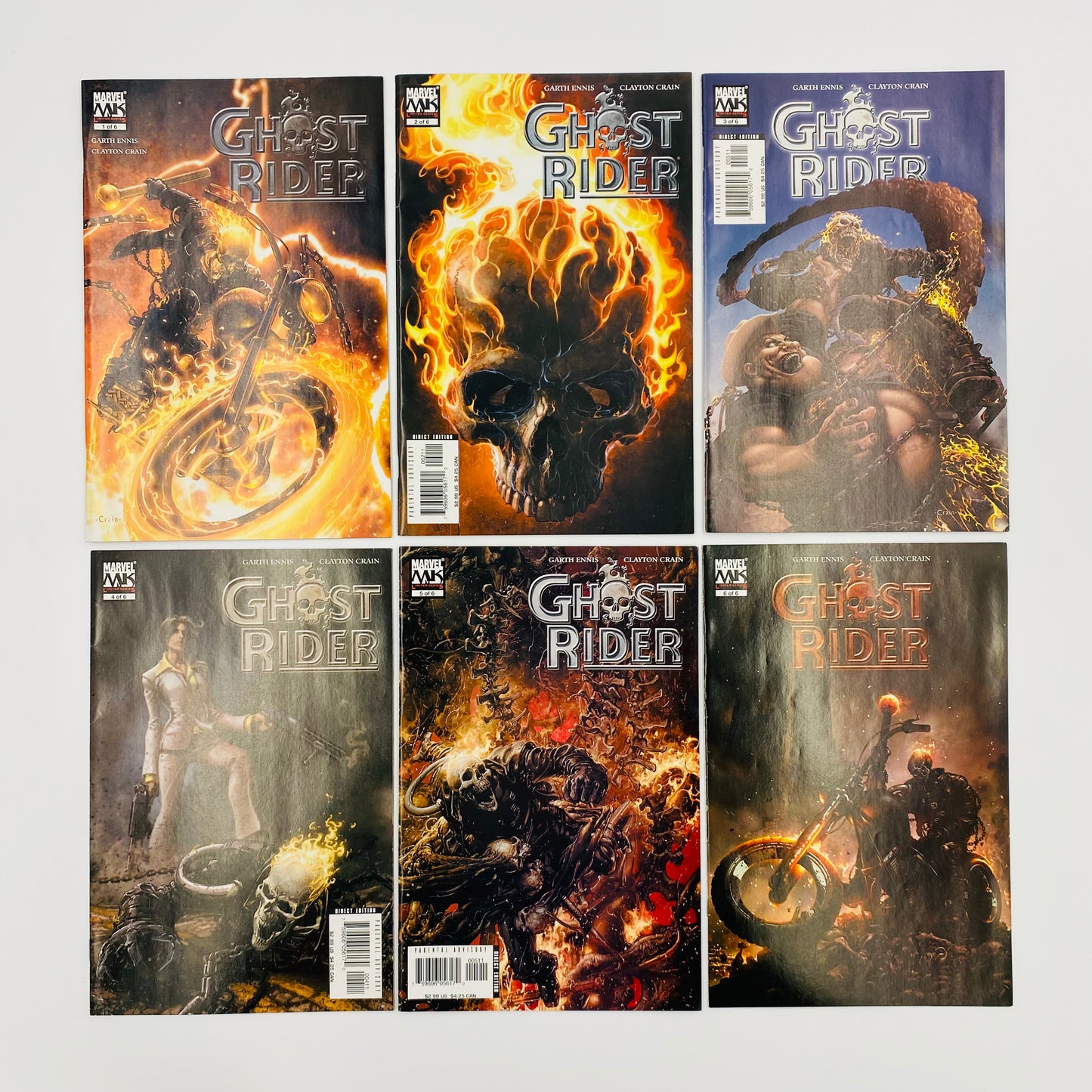 Ghost Rider #1-6 “Road to Damnation” (2005-2006) Marvel Knights