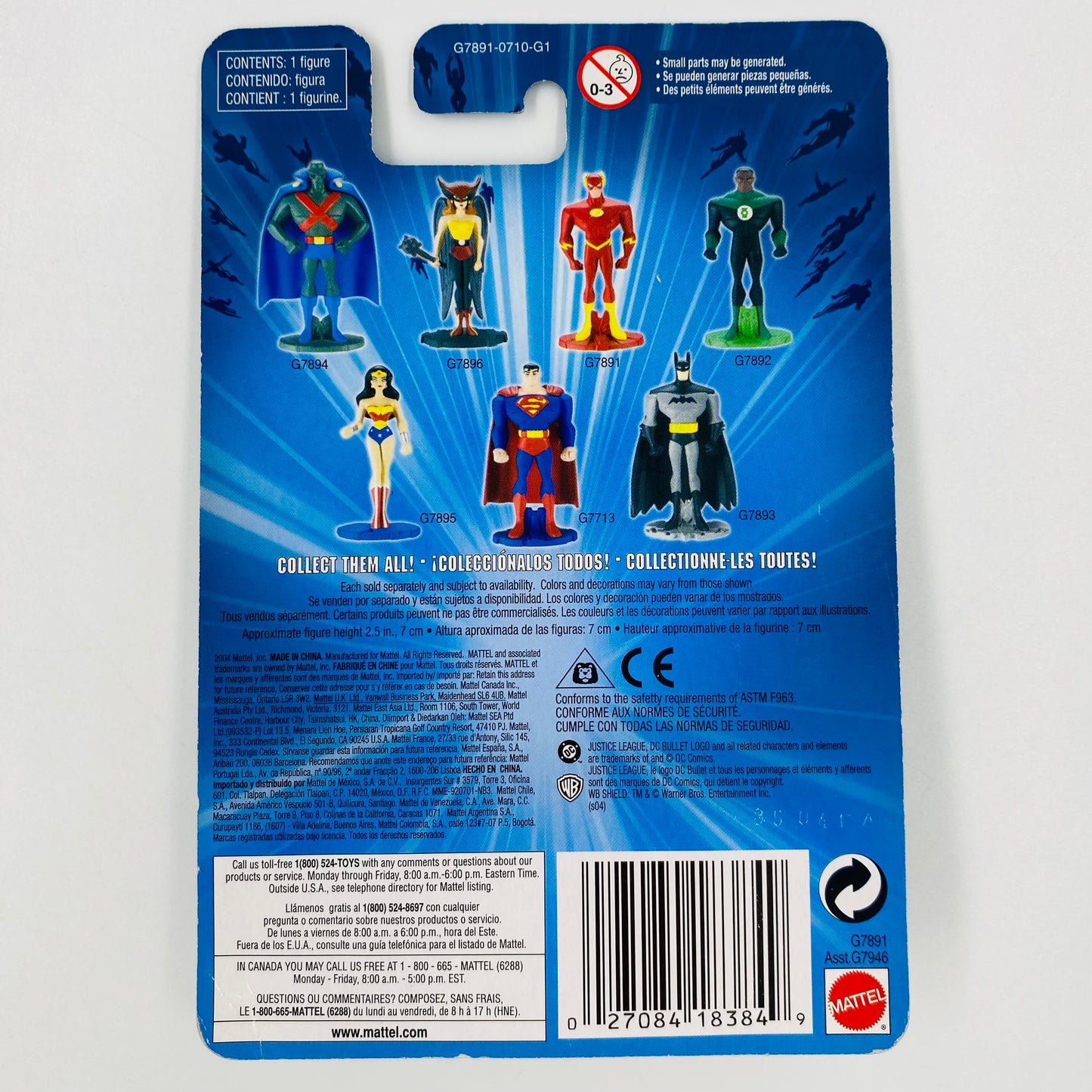 Justice League Unlimited The Flash metal collection figurine (2004) Mattel