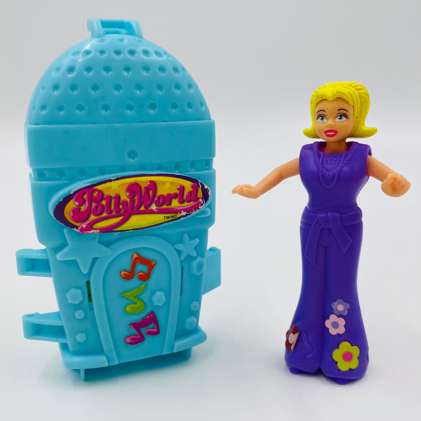 Polly Pocket Polly World Polly Microphone McDonald's Happy Meal toy (2006) loose