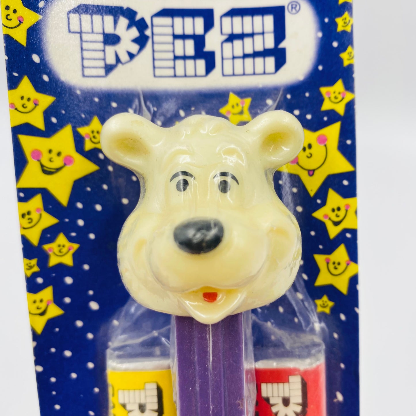 Icee Winter Bear PEZ dispenser (1991) Canadian card 4.9