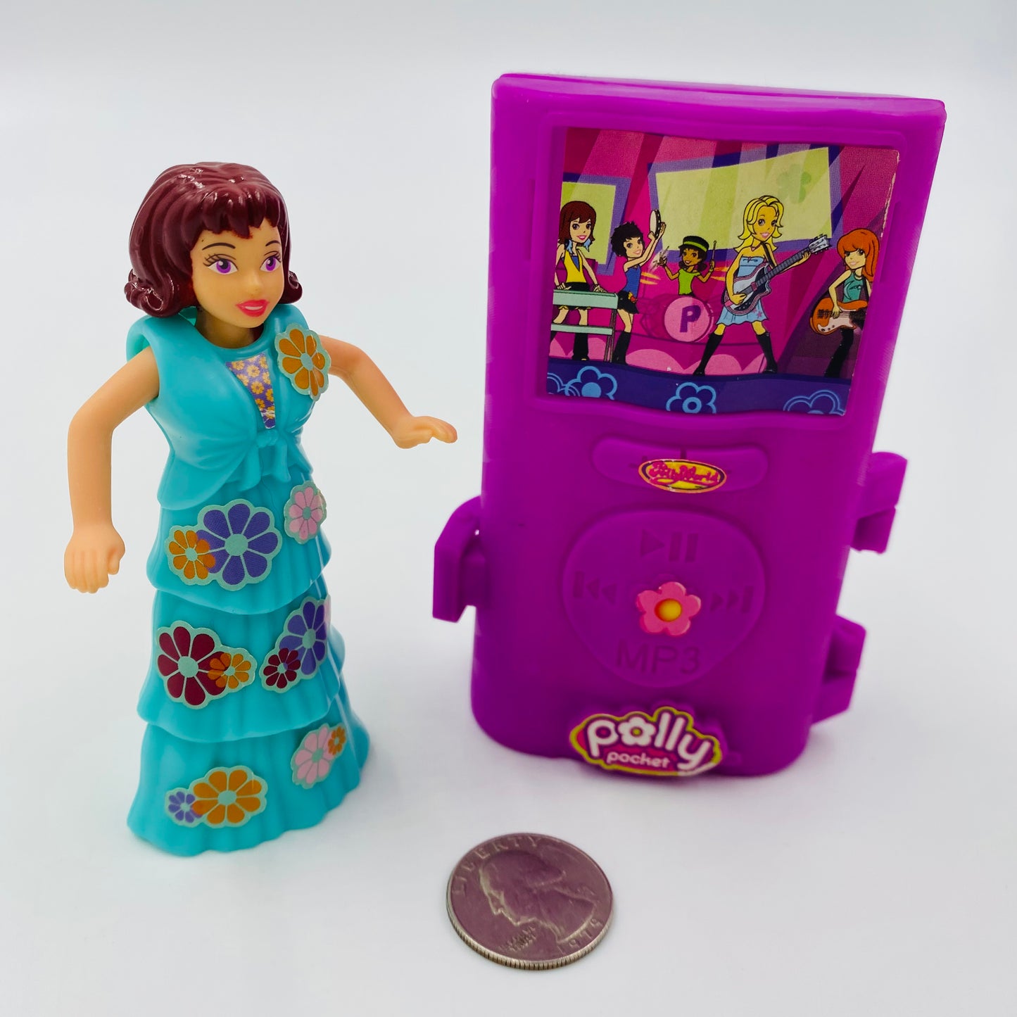 Polly Pocket Polly World Lila MP3 Player McDonald's Happy Meal toy (2006) loose