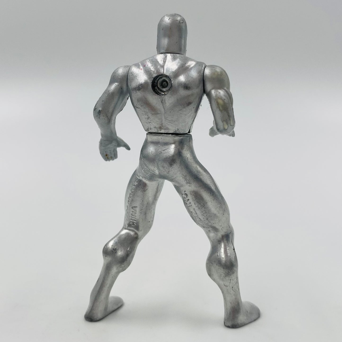 Fantastic Four Metal Mania Silver Surfer VS Terrax loose 2.75” die-cast metal figures (1995) Toy Biz