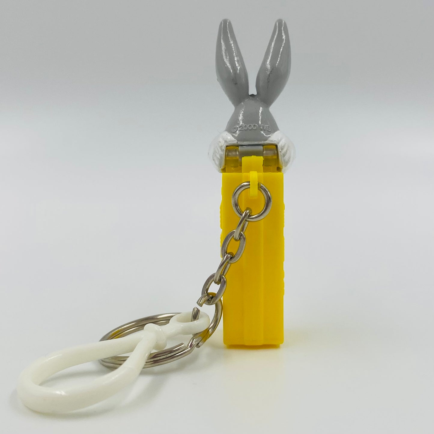 Looney Tunes Bugs Bunny mini PEZ dispenser & keychain (1999) loose