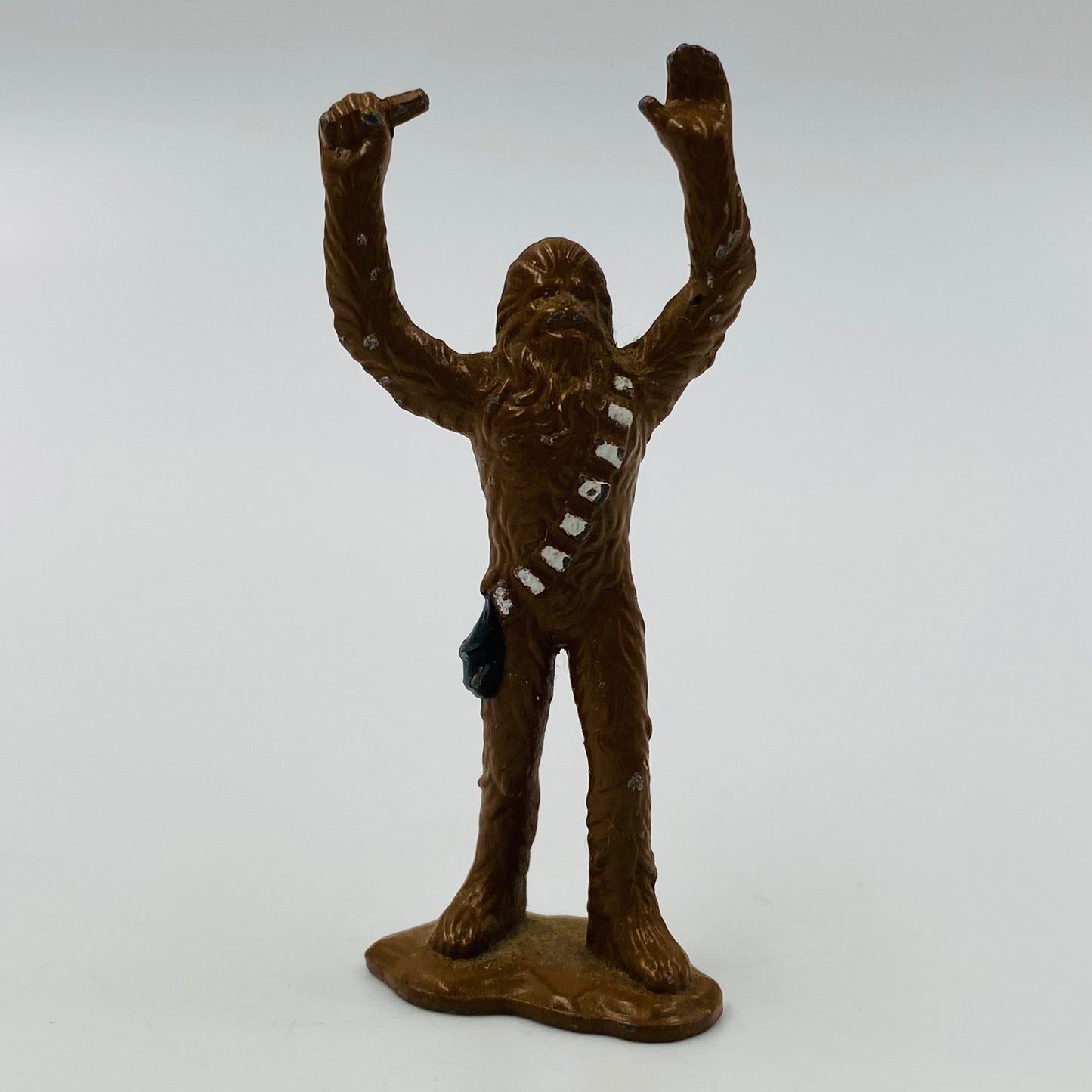 Star Wars Micro Collection Chewbacca (drawing fire) loose 2” die-cast metal figurine (1982) Kenner