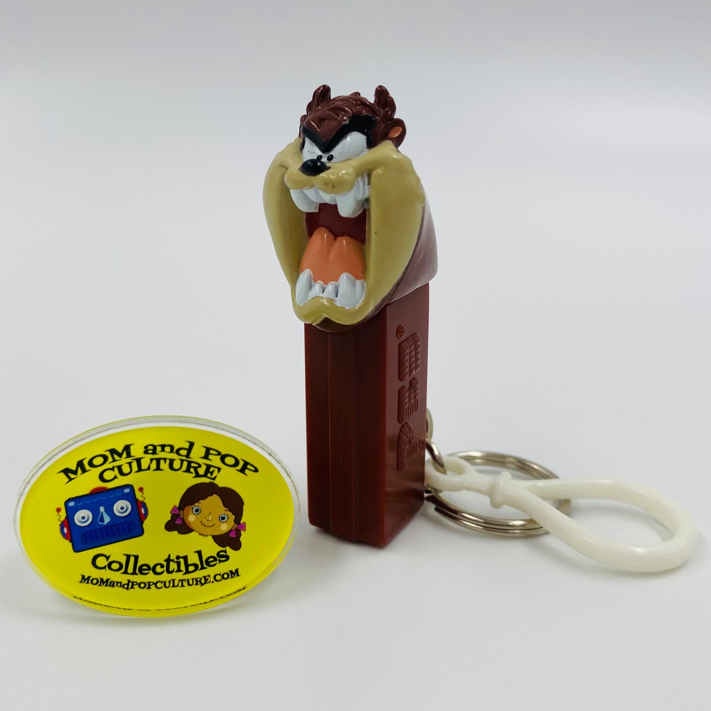 Looney Tunes Tasmanian Devil mini PEZ dispenser & keychain (1999) loose