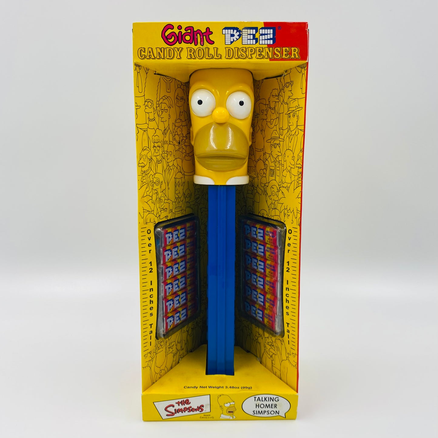 Giant The Simpsons Homer Simpson PEZ dispenser (2002) boxed China