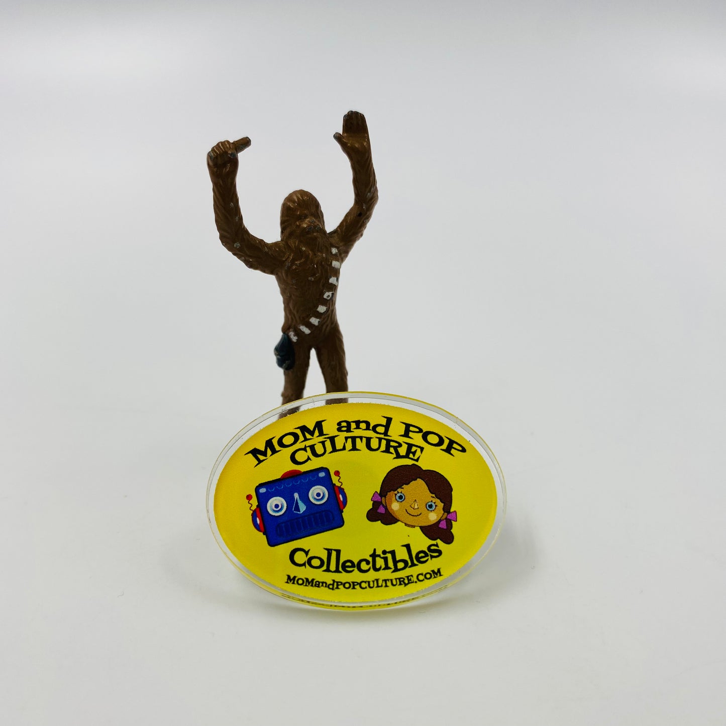 Star Wars Micro Collection Chewbacca (drawing fire) loose 2” die-cast metal figurine (1982) Kenner