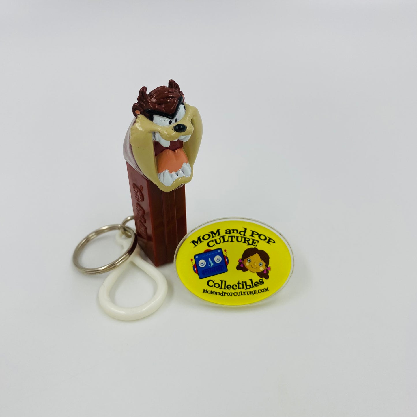Looney Tunes Tasmanian Devil mini PEZ dispenser & keychain (1999) loose