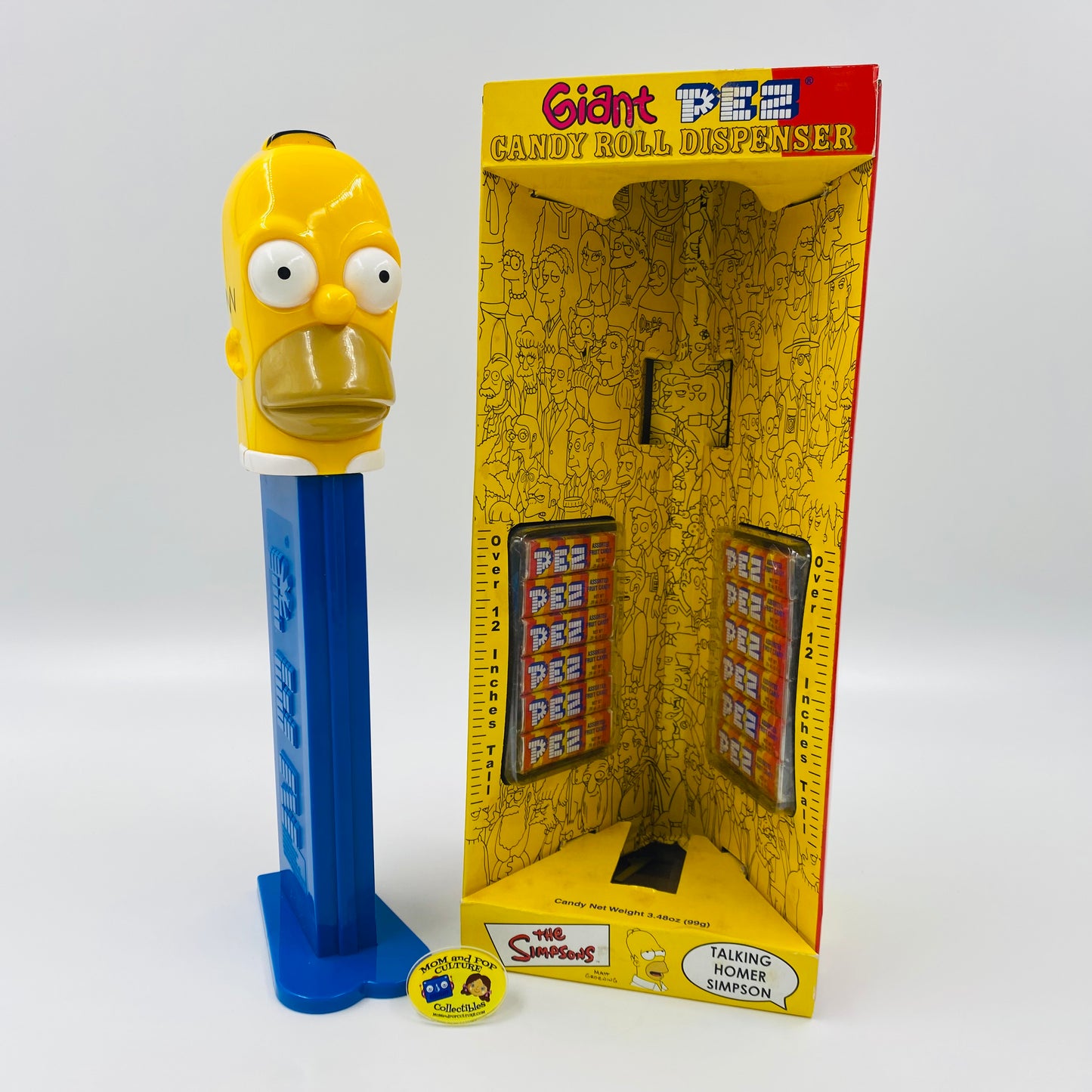 Giant The Simpsons Homer Simpson PEZ dispenser (2002) boxed China