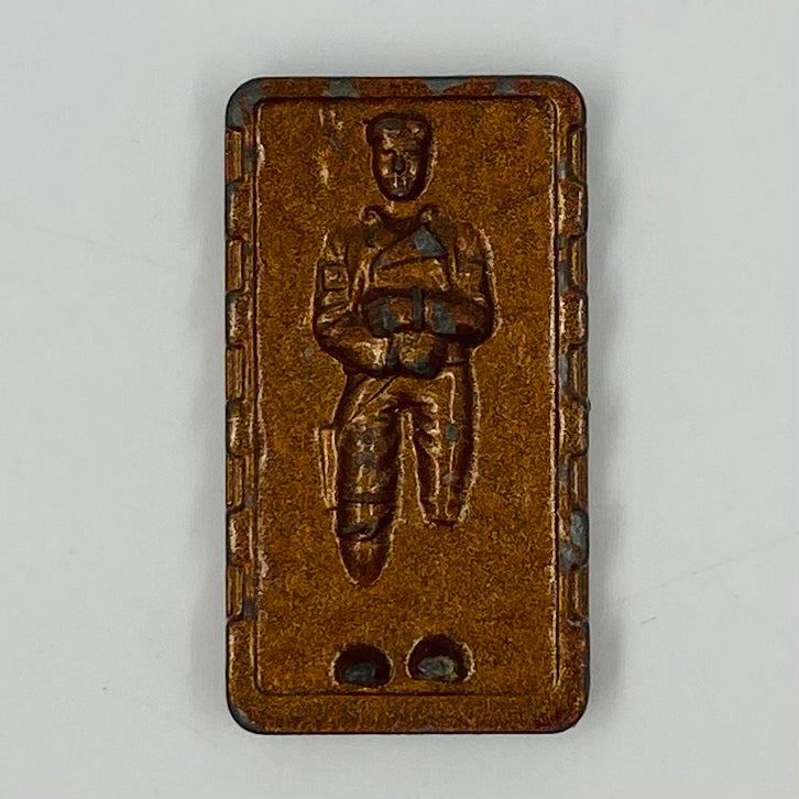 Star Wars Micro Collection Han in Carbonite loose 1.5” die-cast metal figurine (1982) Kenner