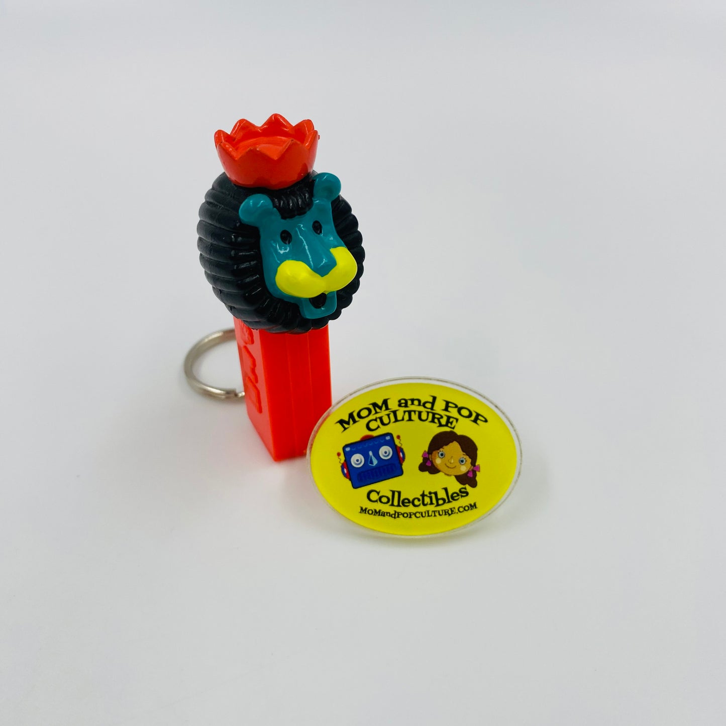 Roar the Lion mini PEZ dispenser & keychain (1999) loose