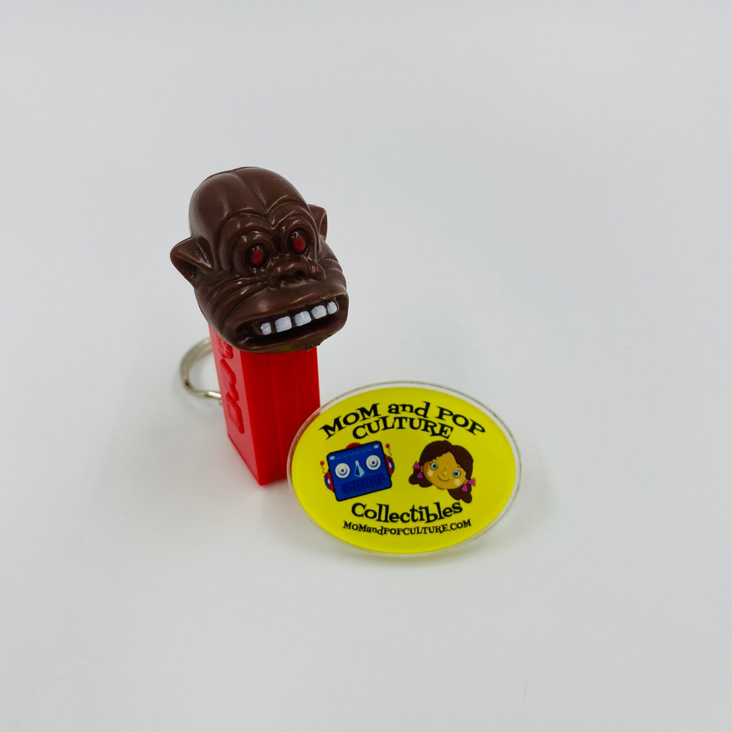 Gorilla mini PEZ dispenser & keychain (1999) loose