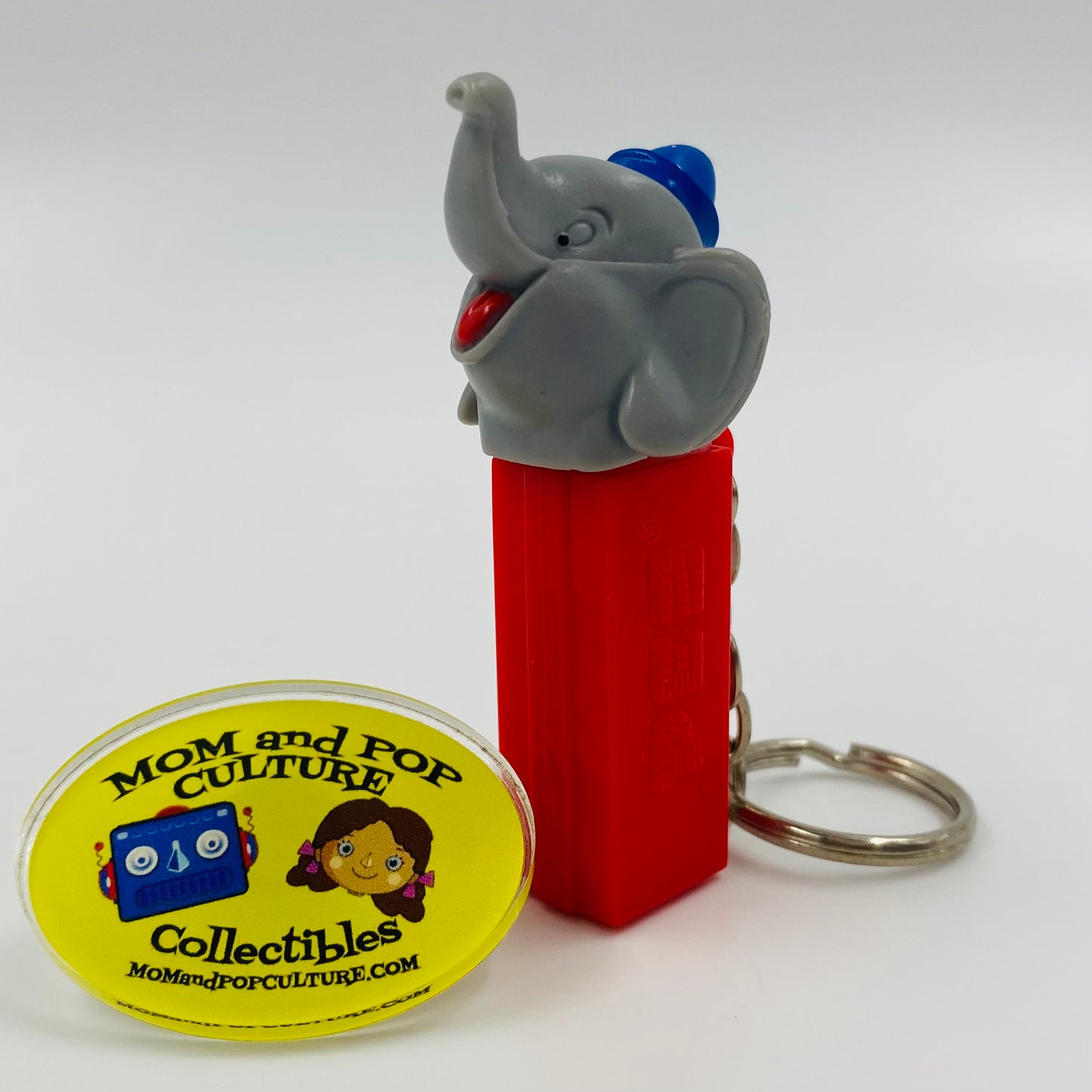 Big Top Elephant mini PEZ dispenser & keychain (1998) loose