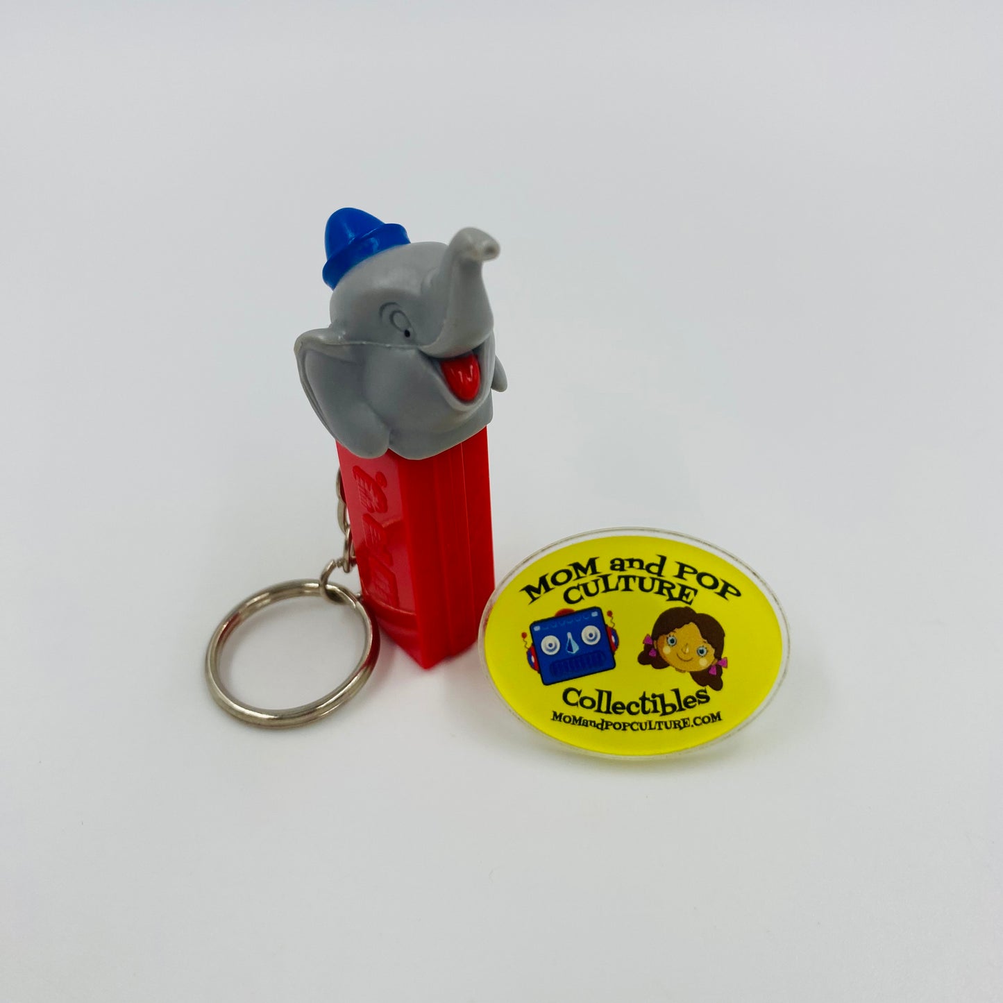 Big Top Elephant mini PEZ dispenser & keychain (1998) loose