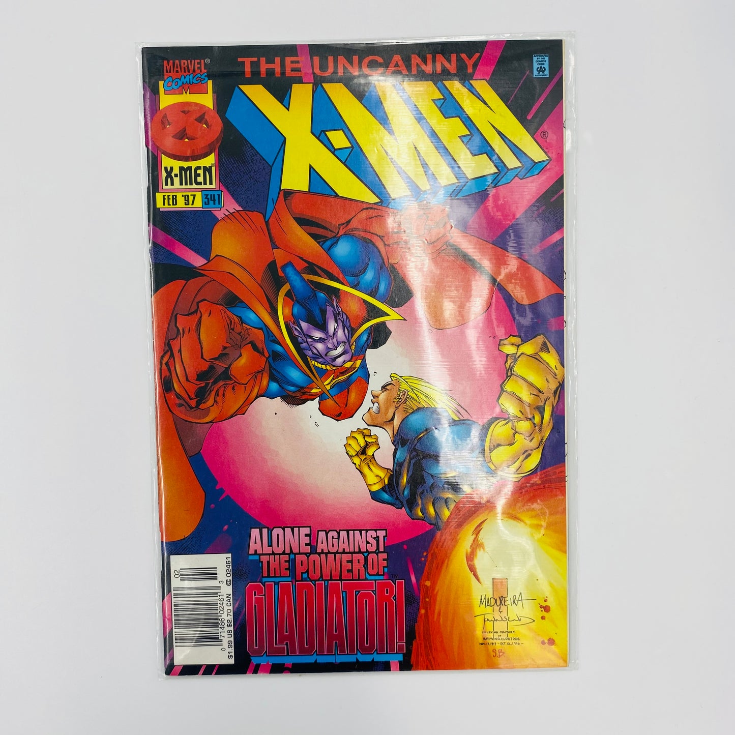 Uncanny X-Men #341 “When Strikes A Gladiator!” (1997) Marvel (FN)