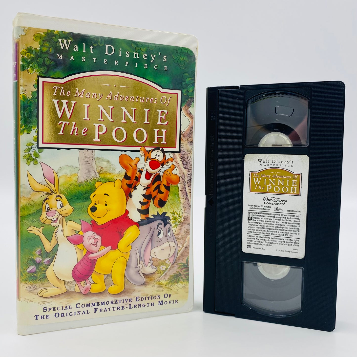 The Many Adventure of Winnie the Pooh Masterpiece Collection VHS tape (1996) Walt Disney Home Video