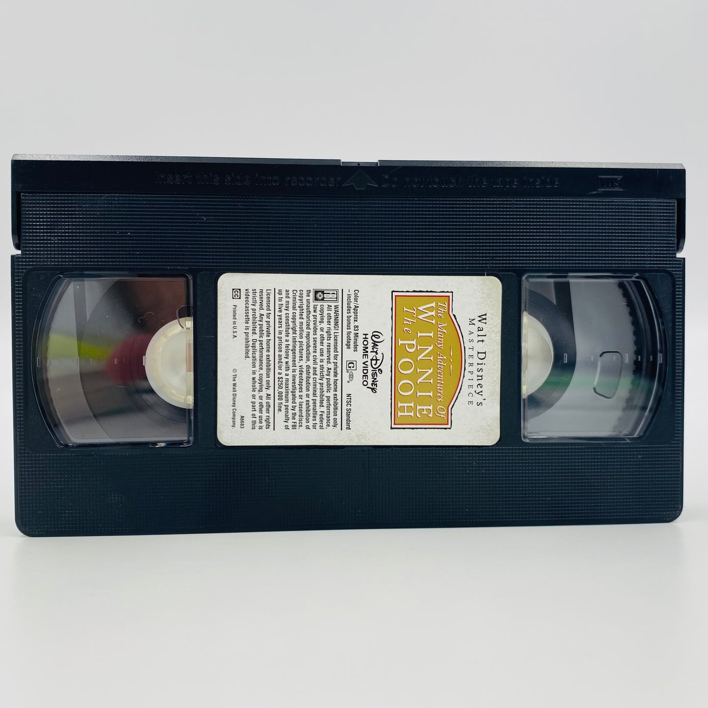 The Many Adventure of Winnie the Pooh Masterpiece Collection VHS tape (1996) Walt Disney Home Video