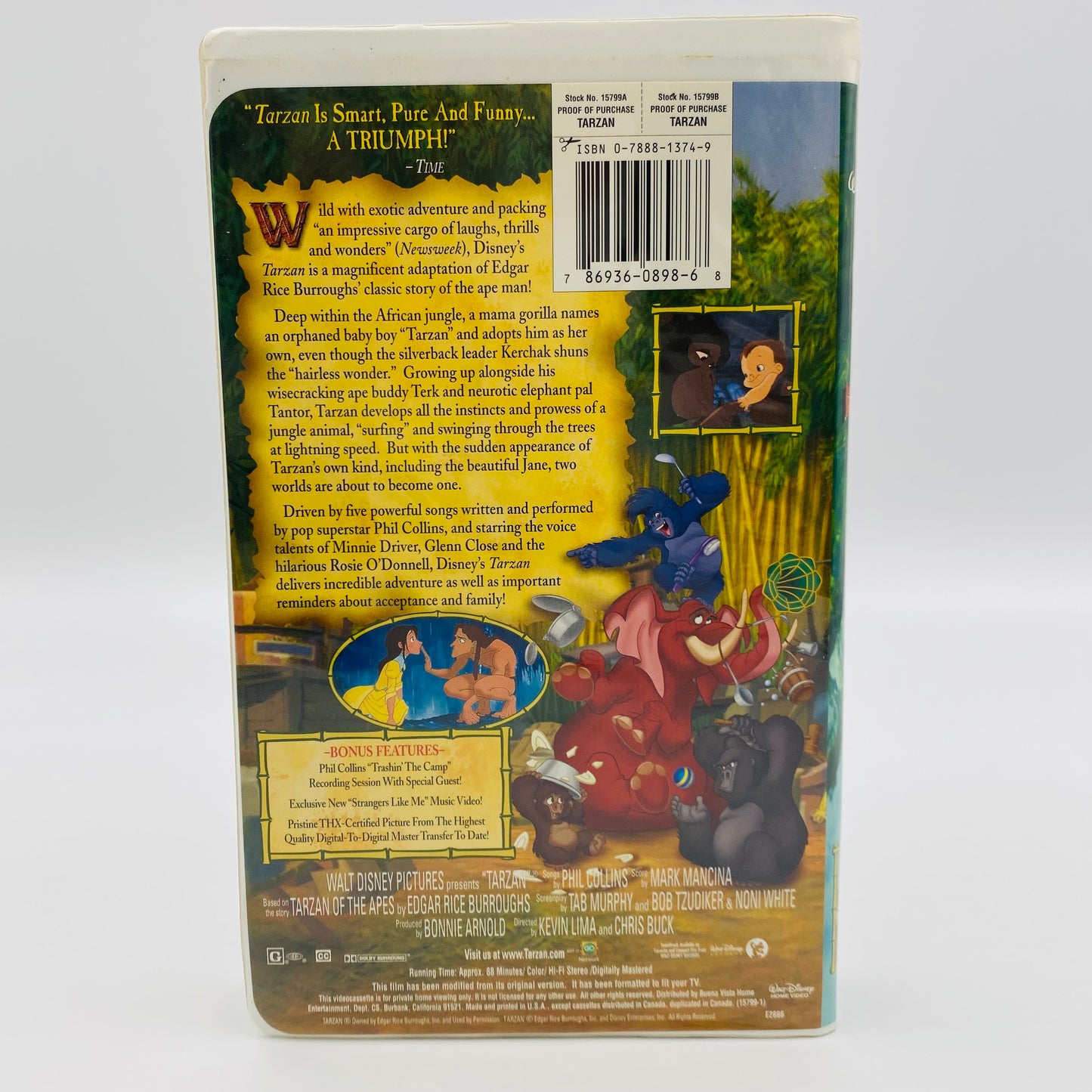 Tarzan VHS tape (2000) Walt Disney Home Video