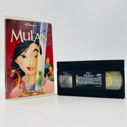 Mulan Masterpiece Collection VHS tape (1999) Walt Disney Home Video