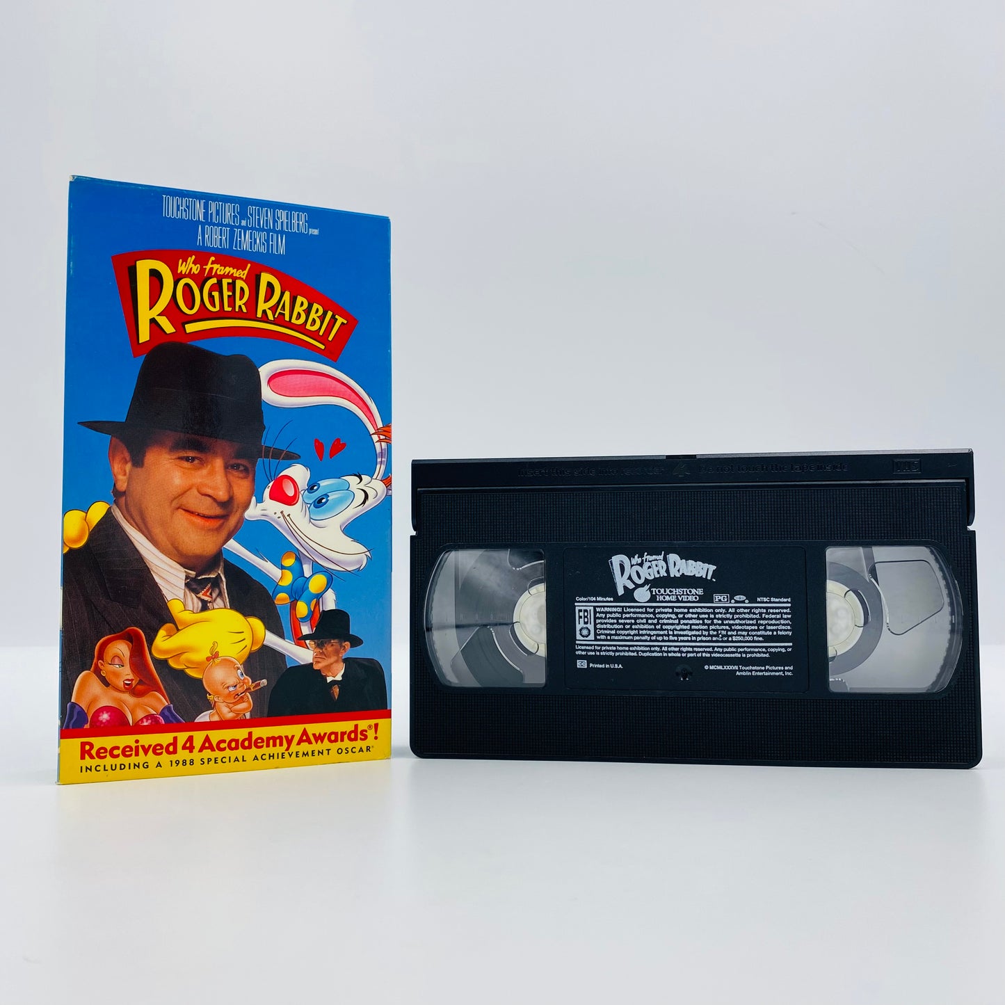 Who Framed Roger Rabbit VHS tape (1989) Touchstone Home Video