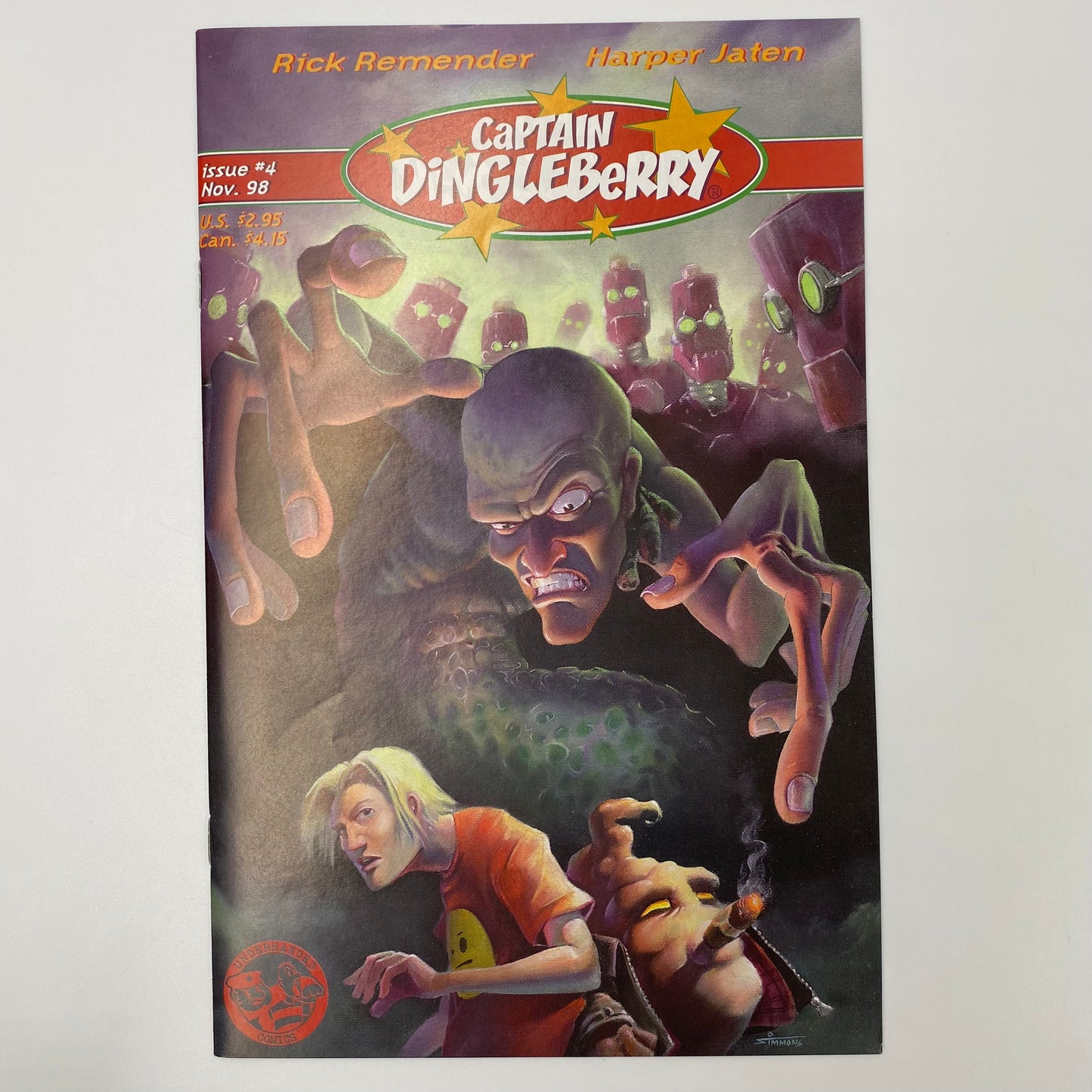 Captain Dingleberry #4 (1998) Underhanded (VF-)