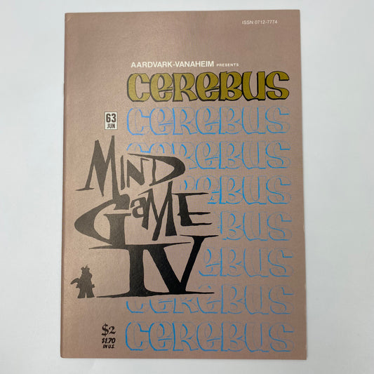 Cerebus #63 (1984) Aardvark-Vanaheim (FN)
