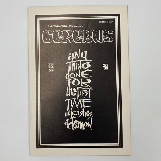 Cerebus #65 (1984) Aardvark-Vanaheim (FN)