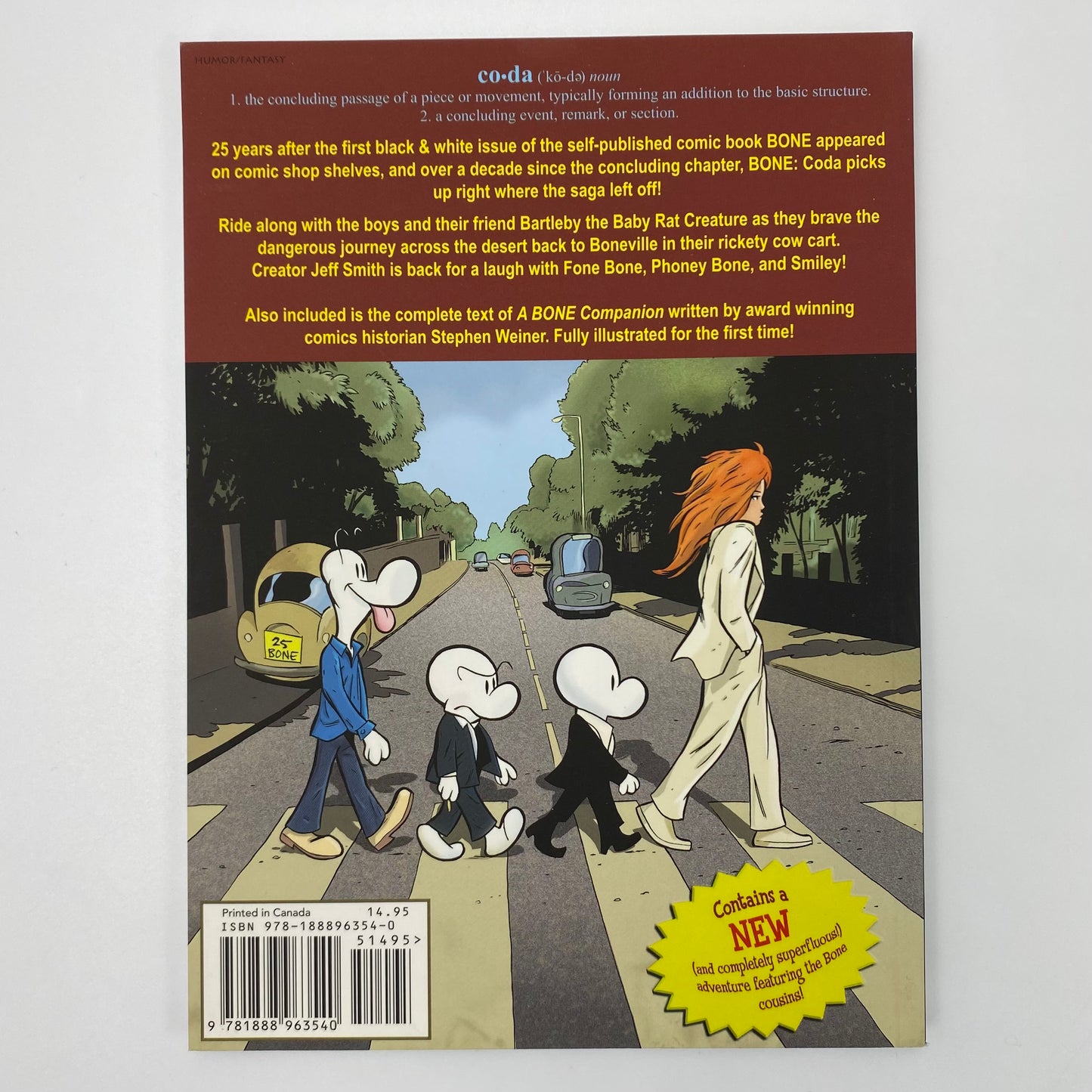 Bone Coda 25th Anniversary Special (2016) Cartoon Books