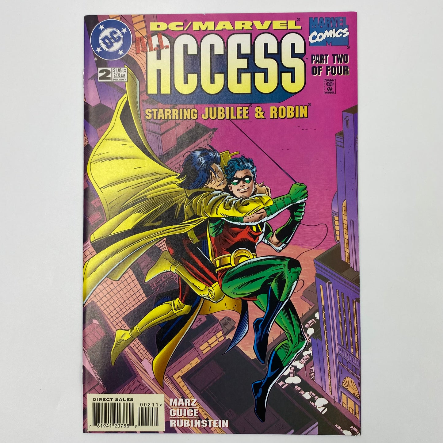DC Marvel All Access #1-4 (1996-1997) DC & Marvel (FN+, FN, FN, FN+)