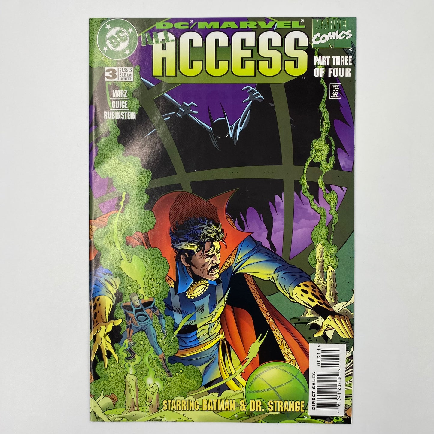 DC Marvel All Access #1-4 (1996-1997) DC & Marvel (FN+, FN, FN, FN+)