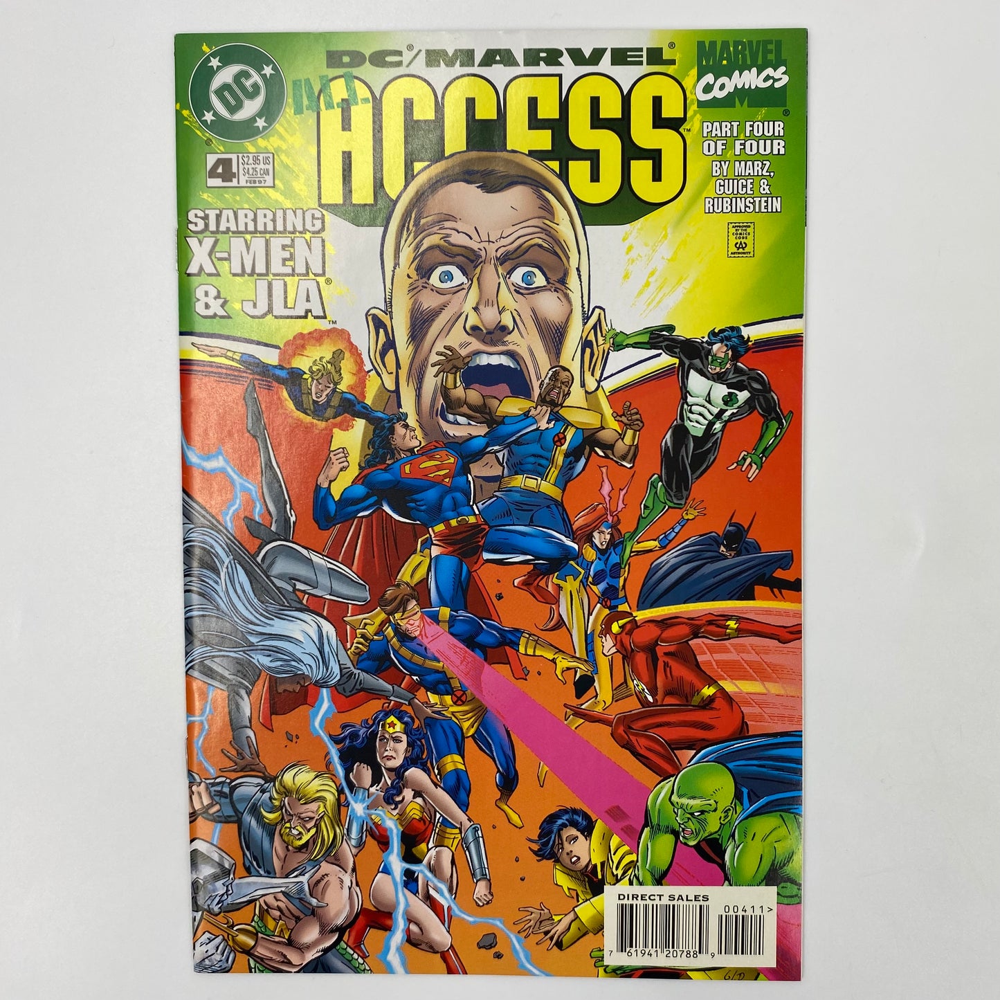 DC Marvel All Access #1-4 (1996-1997) DC & Marvel (FN+, FN, FN, FN+)
