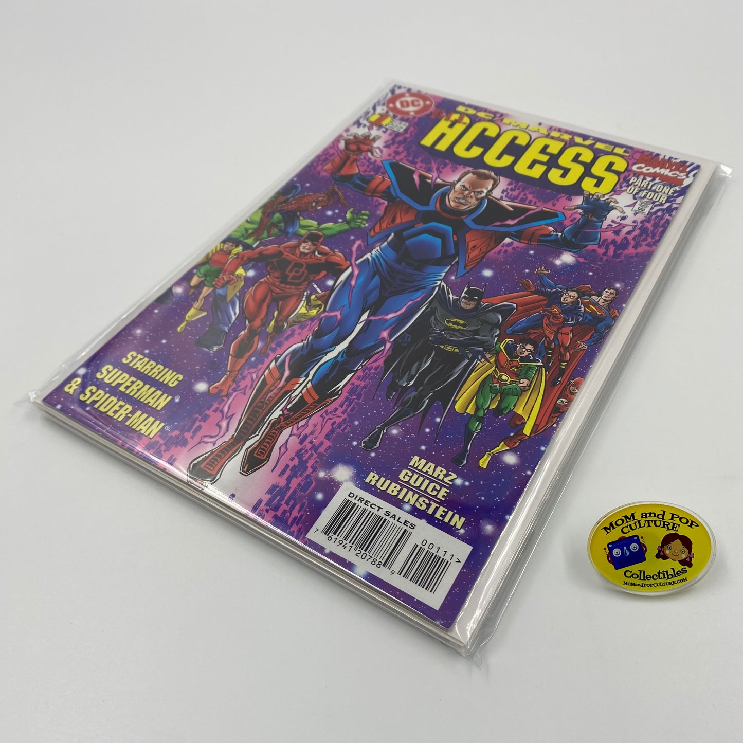 DC Marvel All Access #1-4 (1996-1997) DC & Marvel (FN+, FN, FN, FN+)