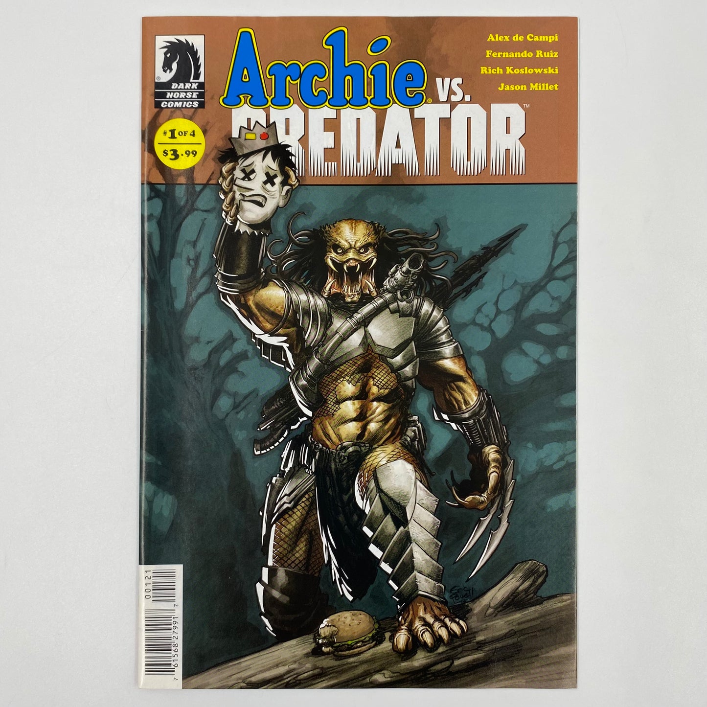 Archie VS Predator #1-4 (2015) Dark Horse (FN-, VF-, FN, FN-)