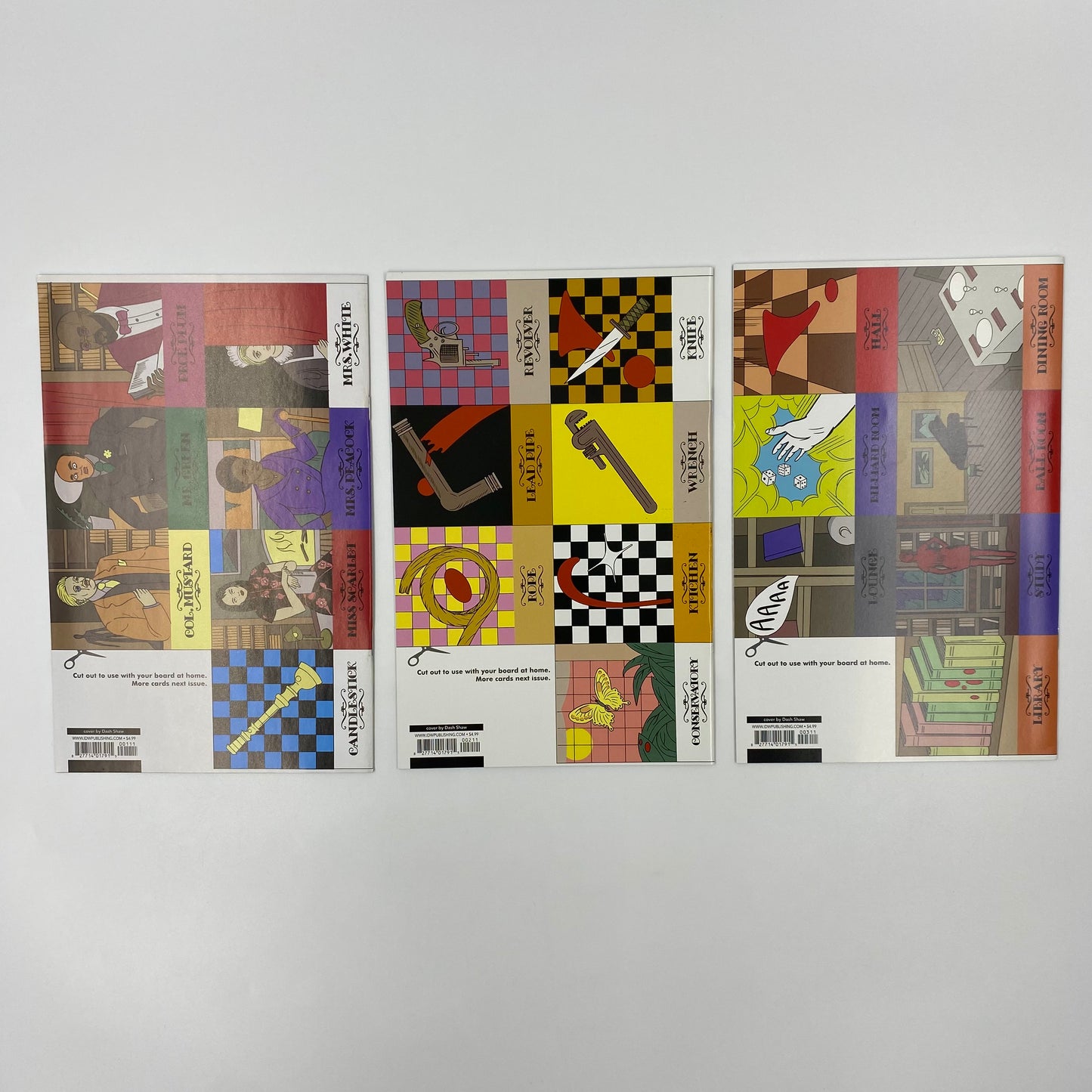 Clue Candlestick #1-3 (2019) IDW (VF+,VF-,VF)