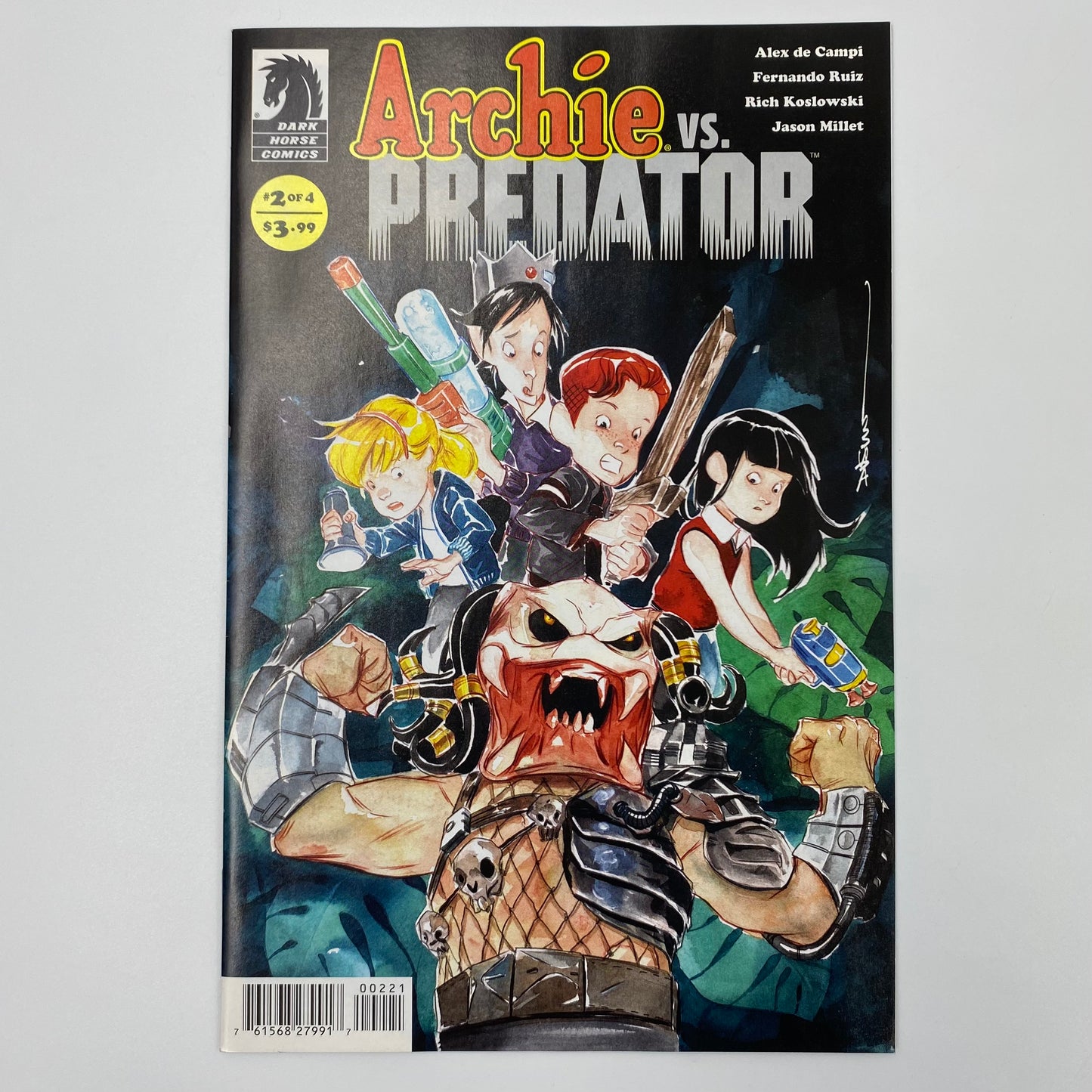 Archie VS Predator #1-4 (2015) Dark Horse (FN-, VF-, FN, FN-)