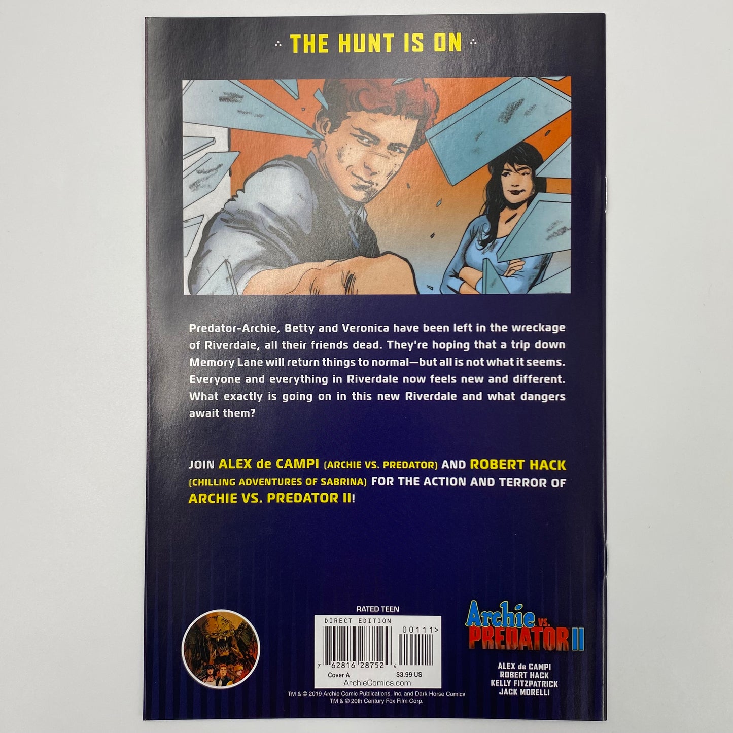 Archie VS Predator II #1-5 (2019-2025) Archie (VF-, VF-, VF-, VF-, FN+)