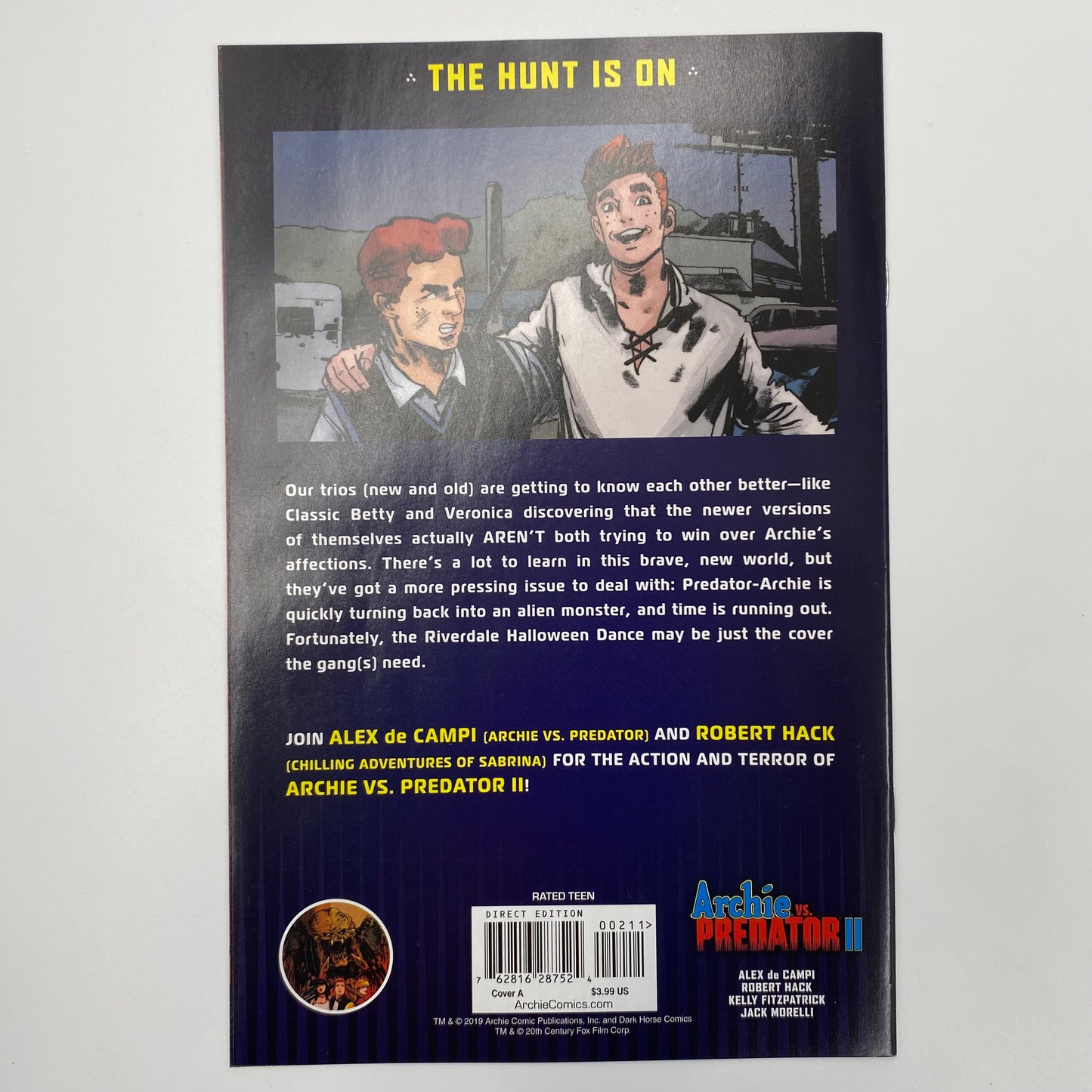Archie VS Predator II #1-5 (2019-2025) Archie (VF-, VF-, VF-, VF-, FN+)