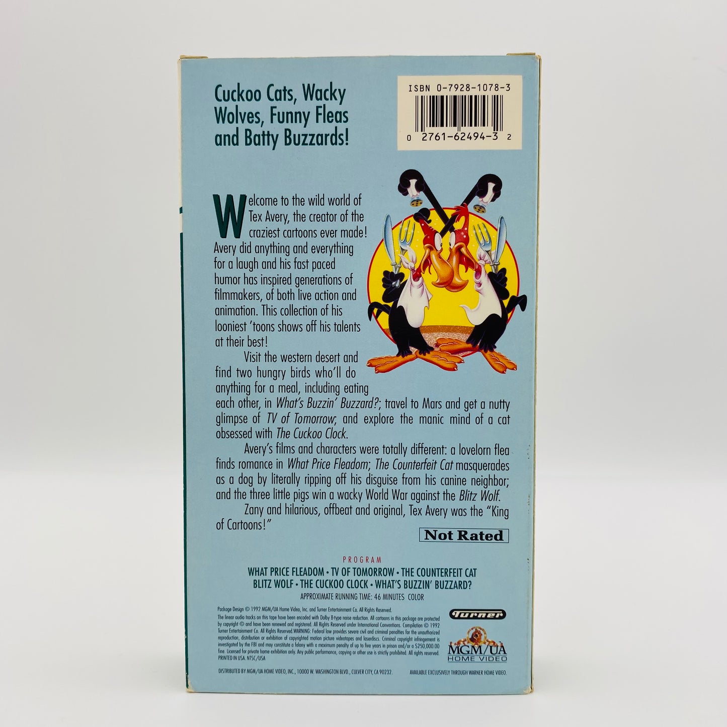 Tex Avery’s Screwball Classics volumes 1-4 VHS tapes (1988, 1989, 1991 ...