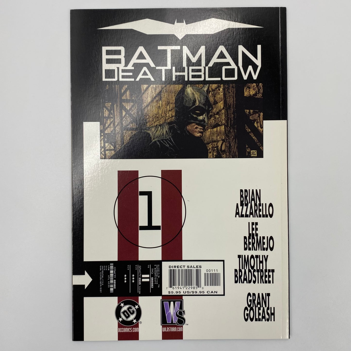 Batman Deathblow After the Fire #1-3 (2002) DC/Wildstorm (VF+)