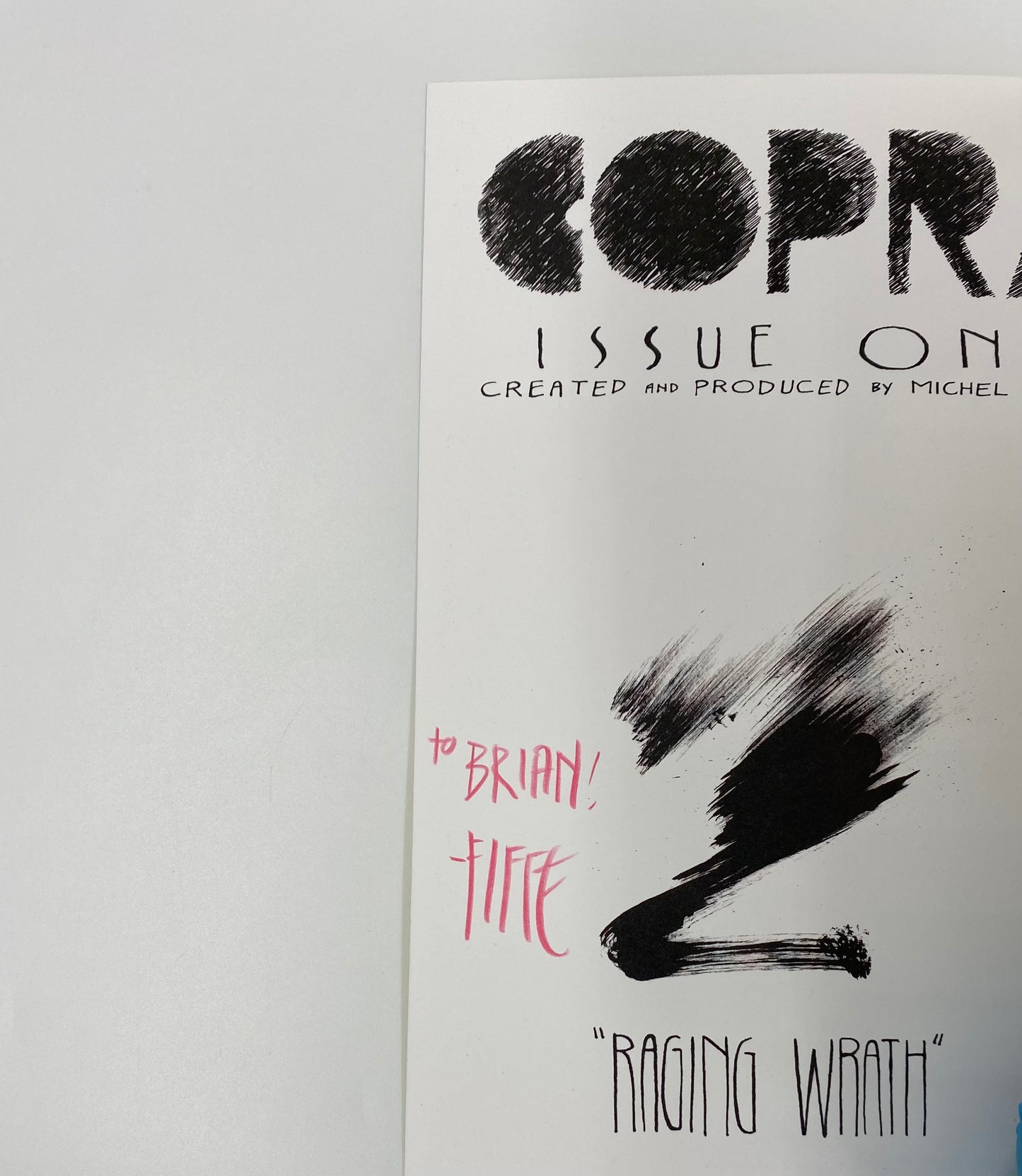 Copra #1 2nd printing numbered edition (2012) Copra (VF+) SIGNED & NUMBERED