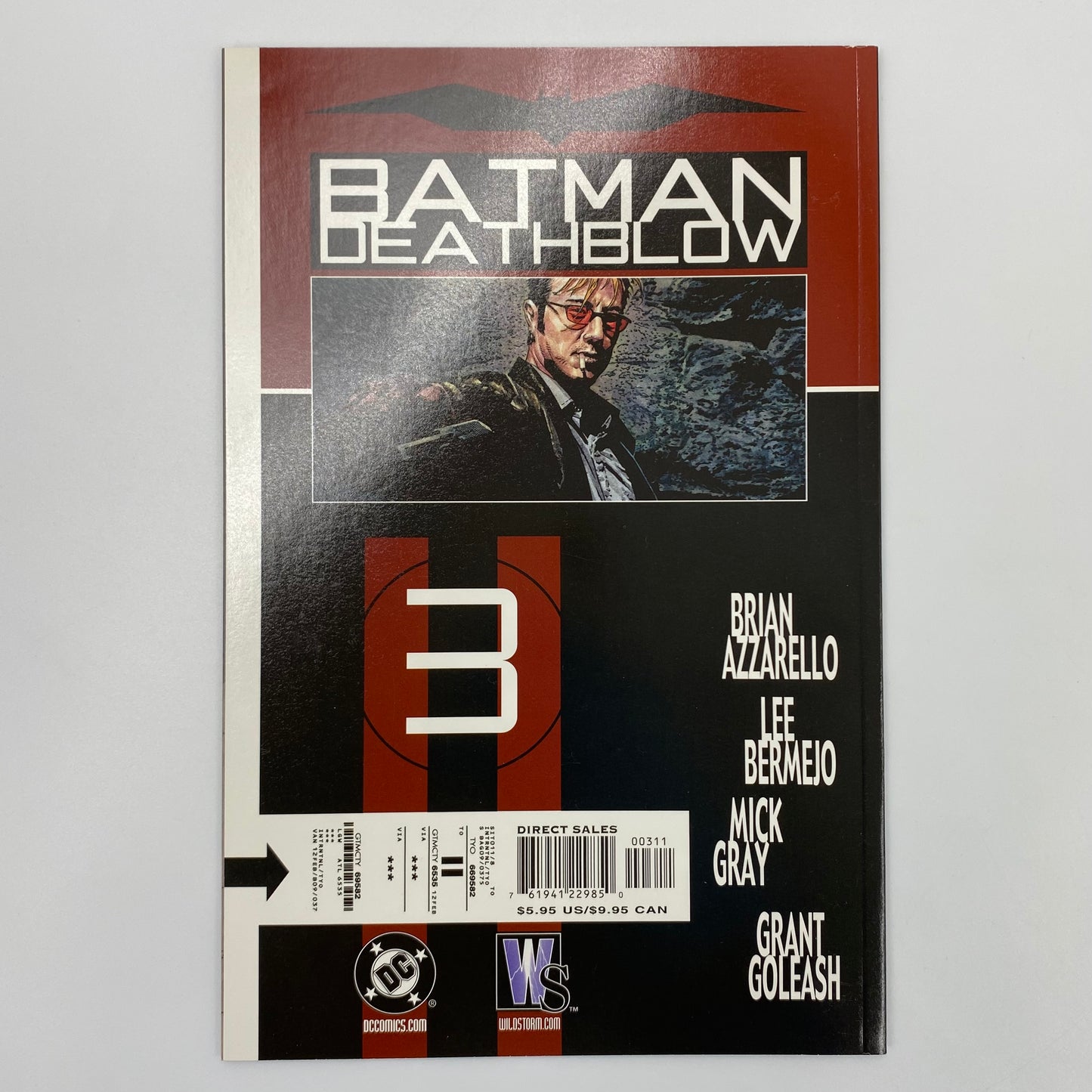 Batman Deathblow After the Fire #1-3 (2002) DC/Wildstorm (VF+)