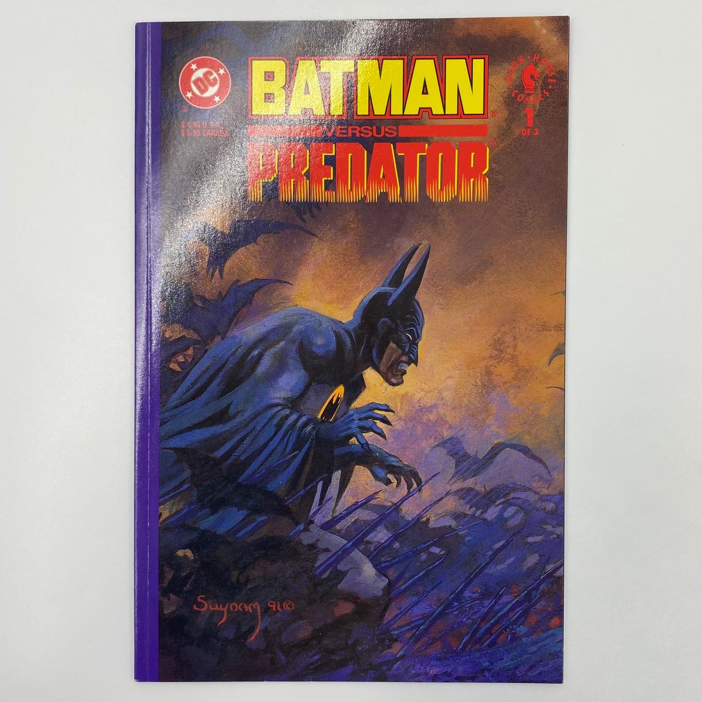 Batman VS Predator #1A (1991) DC & Dark Horse (VF-)