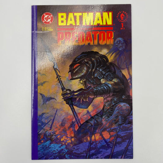 Batman VS Predator #1B (1991) DC & Dark Horse (VG+)