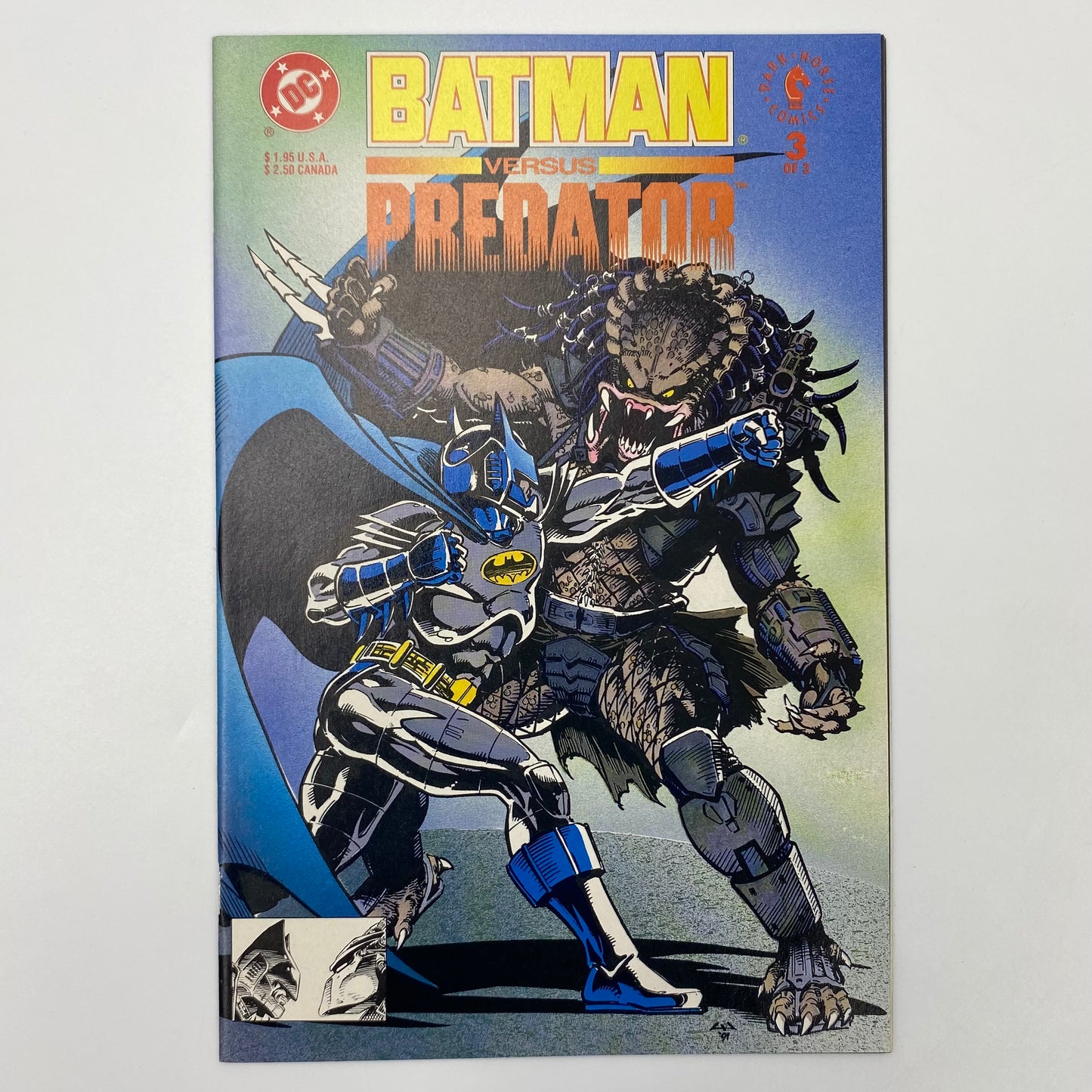 Batman VS Predator #3B (1991) DC & Dark Horse (FN+)