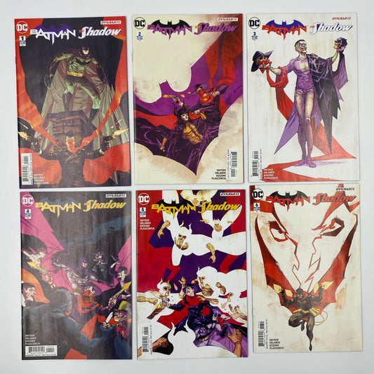 Batman The Shadow #1-6 (2017) DC & Dynamite (VF-, VF-, FN+, FN+, FN+, VF-)